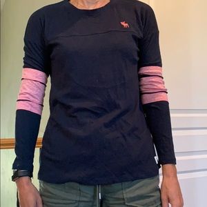 Abercrombie and Fitch Navy long sleeve